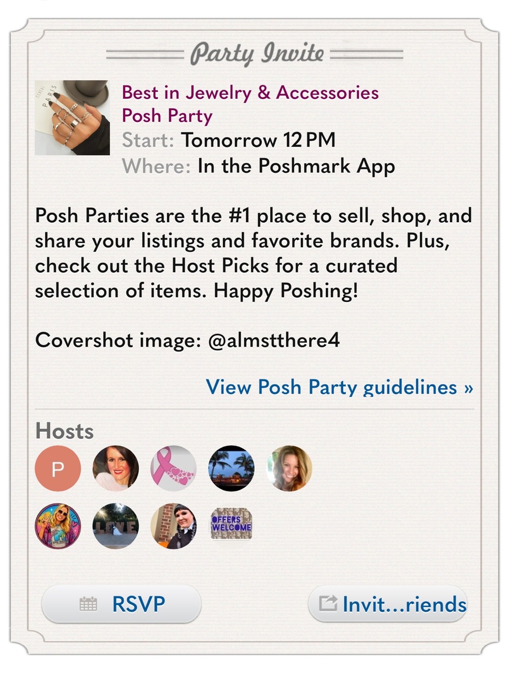 💎 BEST IN JEWELRY POSH PARTY AUG 2@12:00💎 - Picture 2 of 3